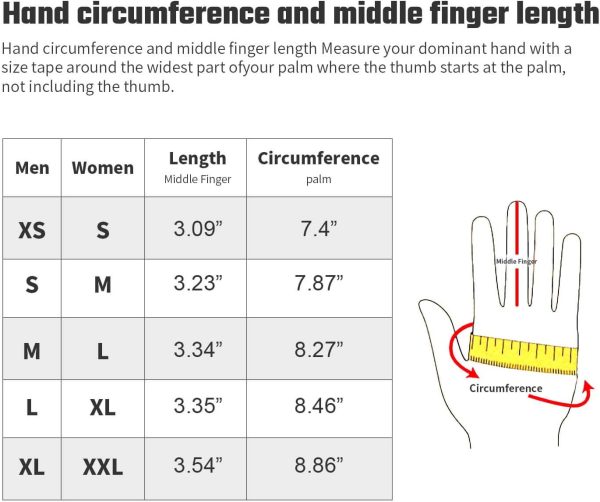 FanVince Winter Gloves Touch Screen Water Resistant Windproof Thermal for Running Cycling Driving Hiking for Men Women - Image 6