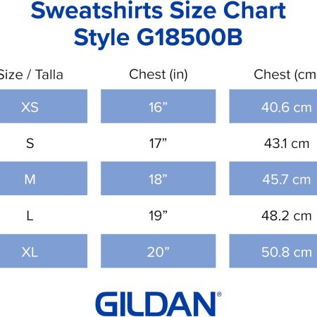 Gildan Youth Hoodie Sweatshirt, Style G18500B - Image 5