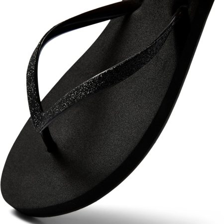 REEF Stargazer Women's Beach Flip Flop, Super Lightweight and Soft Footbed, Thin Glitter Strap - Image 6
